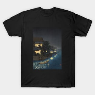 Yanagibashi Bridge by Tsuchiya Koitsu T-Shirt